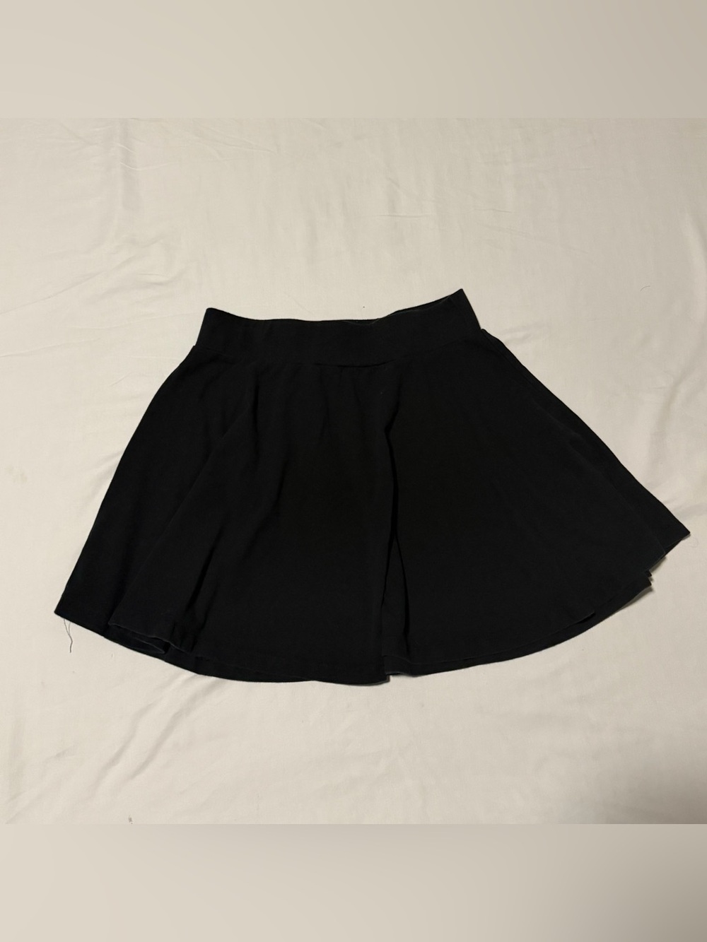 Nordstrom Black Circle Skirt with Wide Waistband